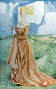 Női jelmez III. Richárd (1483-1485) uralkodása idején